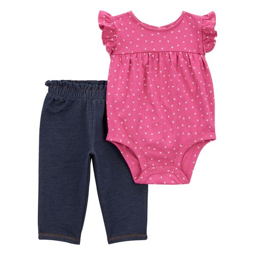 Carter´s Set 2 Piezas Body Mangas Cortas Pantalon
