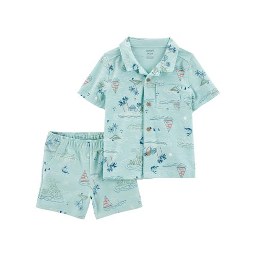 Carter´s Set 2 Piezas Camisa Mangas Cortas Short