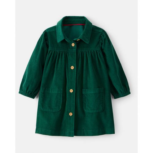 Carter´s Vestido Mangas Largas Corderoy Verde