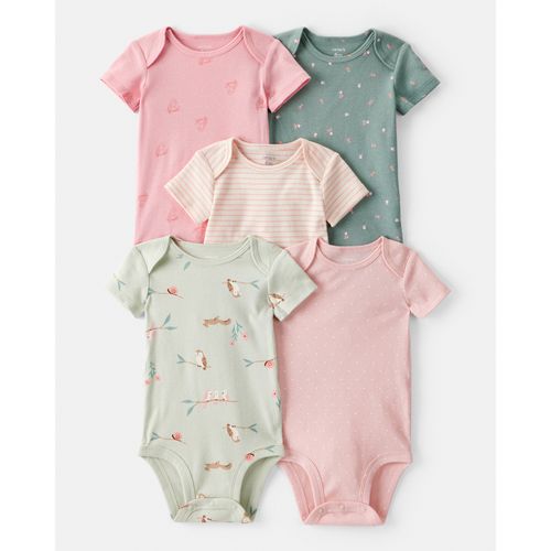 Carter´s Pack 5 Bodies Mangas Cortas