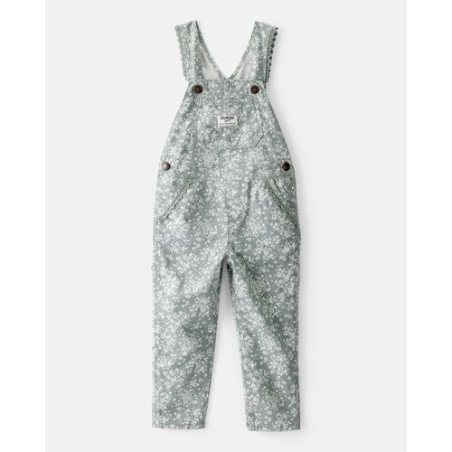 Oshkosh Jardinero Largo Verde Floral