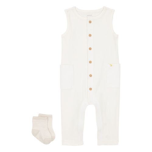 Carter´s Set 2 Piezas Body Mangas Largas Capucha Pantalon
