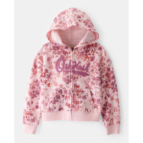 Carter´s Osito Pijama Micropolar Cierre Floral