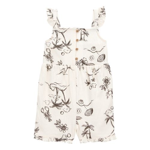 Carter´s Enterito Sherpa Cierre Mangas Largas Capucha Blanco