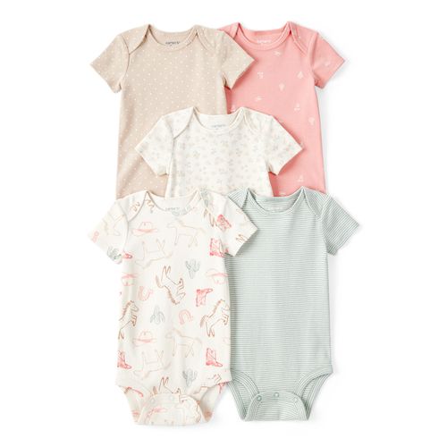 Carter´s Pack 5 Bodies Mangas Cortas