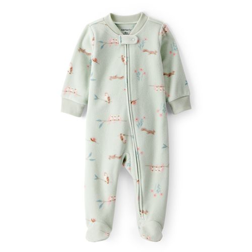 Carter´s Osito Pijama Micropolar Cierre