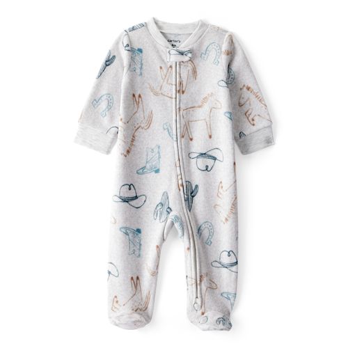 Carter´s Osito Pijama Micropolar Cierre