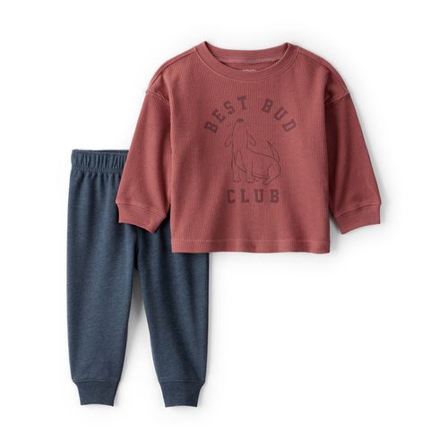 Carter´s Set 2 Piezas Remera Mangas Largas Pantalon Best Bud Club