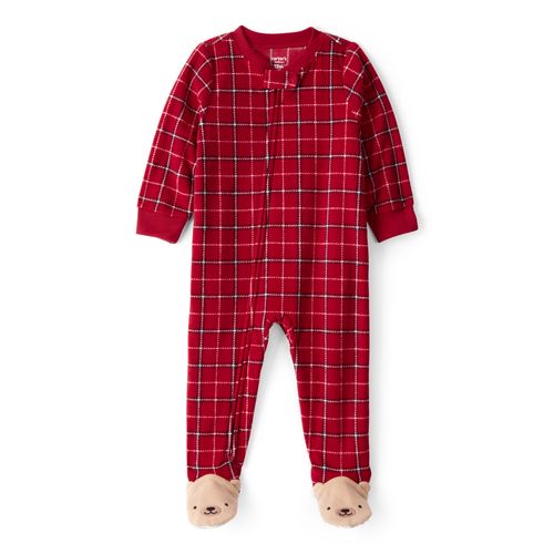 Carter´s Osito Pijama Micropolar Cierre Osito