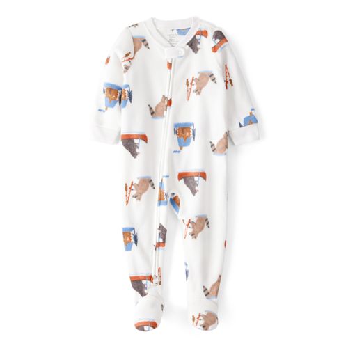 Carter´s Osito Pijama Micropolar Cierre
