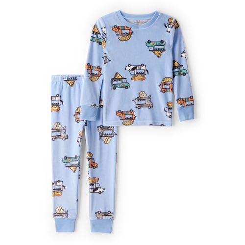 Carter´s Set 2 Piezas Pijama Plush Remera Mangas Largas Pantalon Food Truck