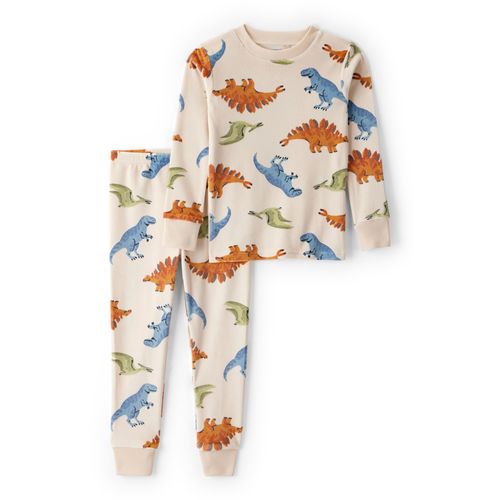 Carter´s Set 2 Piezas Pijama Plush Remera Mangas Largas Pantalon Dinosaurios