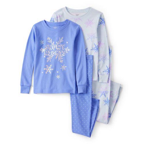 Carter´s Set 4 Piezas Pijama Algodon Remera Mangas Largas Pantalon