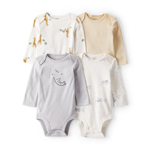 Carter´s Pack 4 Bodies Mangas Largas