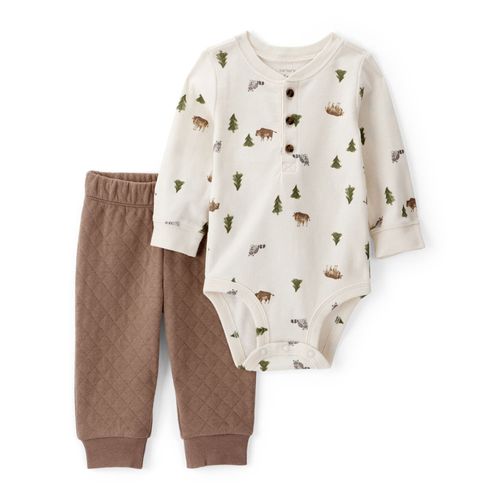 Carter´s Set 2 Piezas Body Mangas Largas Pantalon