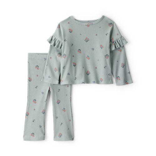 Carter´s Set 2 Piezas Remera Mangas Largas Pantalon Floral
