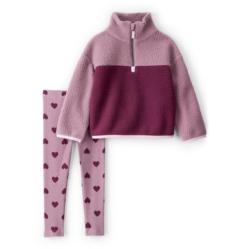 Carter´s Set 2 Piezas Buzo Sherpa Pantalon Corazones