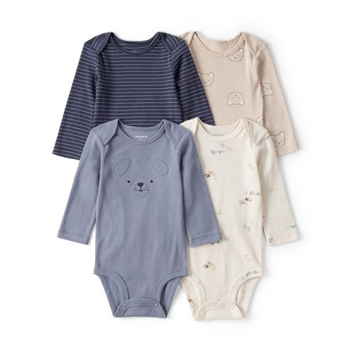 Carter´s Pack 4 Bodies Mangas Largas