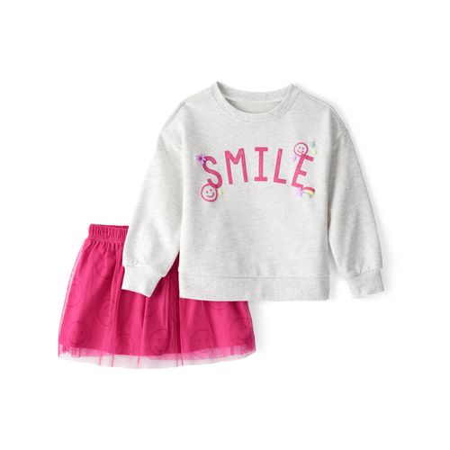 Carter´s Set 2 Piezas Buzo Pollera Short Smile