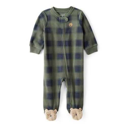 Carter´s Osito Pijama Micropolar Cierre