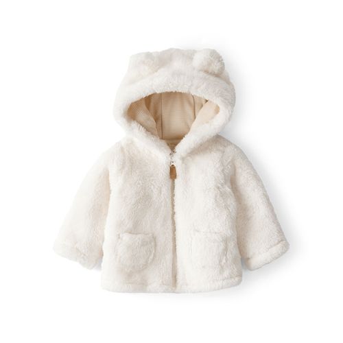 Carter´s Campera Sherpa Blanca Capucha Orejitas 3D