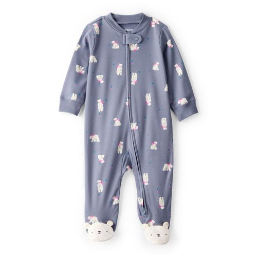 Carter´s Osito Pijama Cierre Algodon Ositos Polares