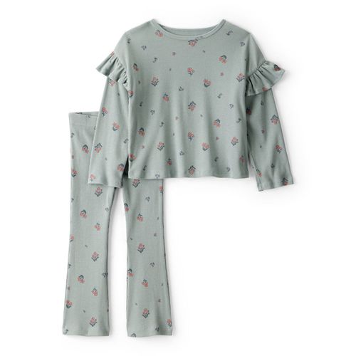 Carter´s Set 2 Piezas Remera Mangas Largas Pantalon Floral