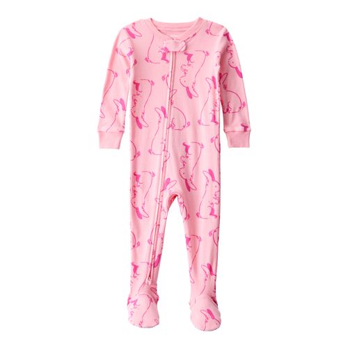 Carter´s Osito Pijama Cierre Algodon Conejos Rosa