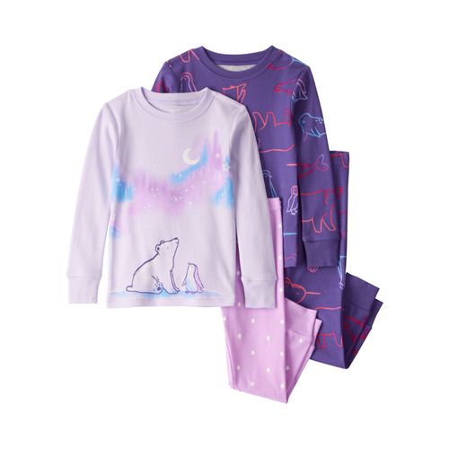 Carter´s Set 4 Piezas Pijama Algodon Remera Mangas Largas Pantalon
