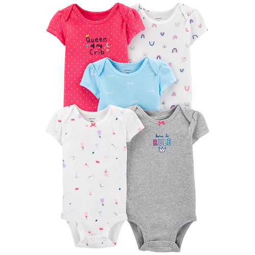 Carter´s Pack 5 Bodys Princesa