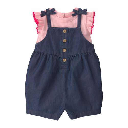 Carter´s Set 2 Piezas Enterito Musculosa Remera Volados