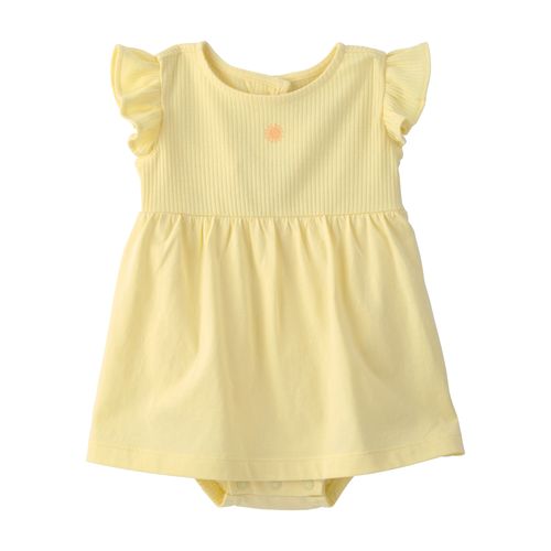 Carter´s Body Mangas Cortas Vestido Amarillo