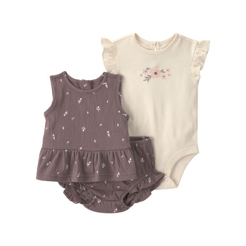 Carter´s Set 3 Piezas Body Mangas Cortas Remera Musculosa Short