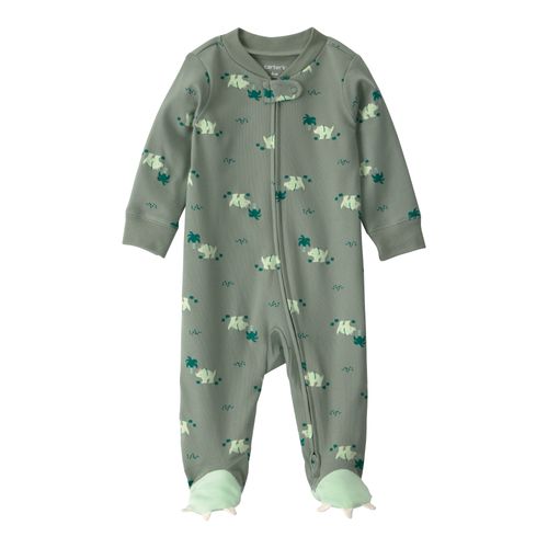 Carter´s Osito Pijama Algodon Cierre Dinosaurios