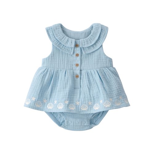 Carter´s Vestido Musculosa Volados Celeste