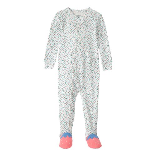 Carter´s Osito Pijama Algodon Cierre Frutillas
