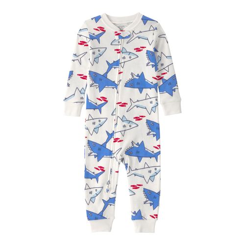 Carter´s Osito Pijama Algodon Cierre Tiburones