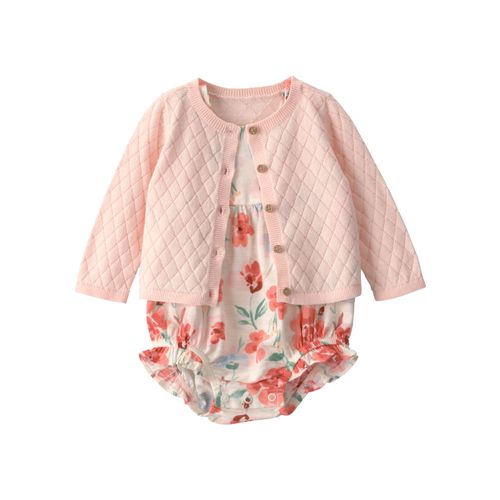 Carter´s Set 2 Piezas Body Musculosa Cardigan Rosa
