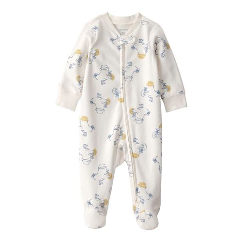 Carter´s Osito Pijama Algodon Cierre Patitos