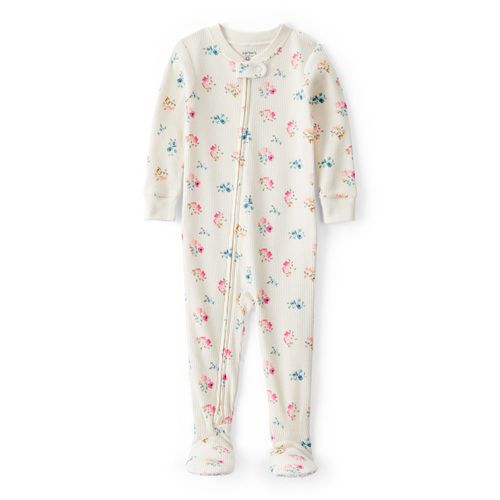 Carter´s Osito Pijama Algodon Cierre Floral