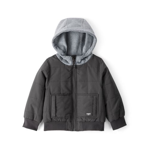 Oshkosh Campera Bomber Resistente Al Agua Gris