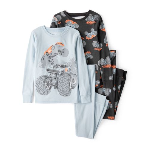 Carter´s Set 4 Piezas Pijama Algodon Remera Mangas Largas Pantalon