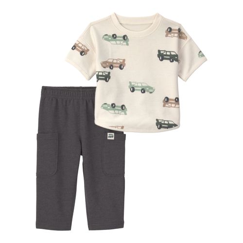 Carter´s Set 2 Piezas Remera Mangas Cortas Pantalon Autitos