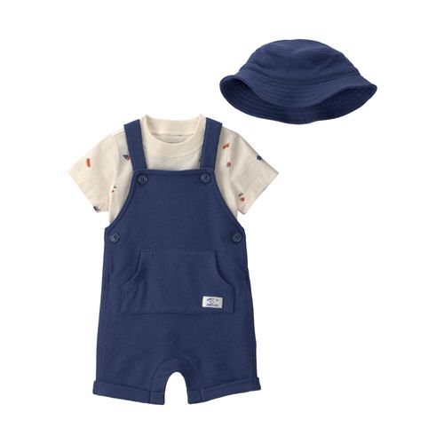 Carter´s Set 3 Piezas Remera Mangas Cortas Enterito Gorro