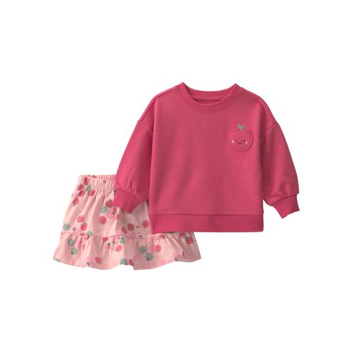 Carter´s Set 2 Piezas Buzo Pollera Short Manzanas